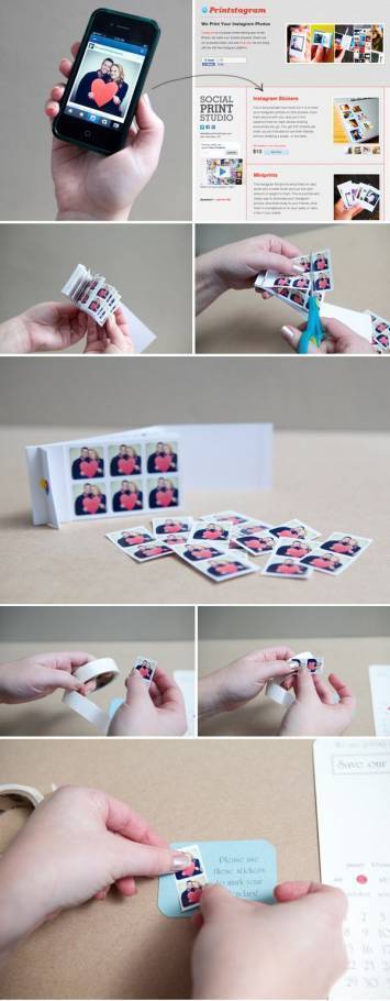 DIY Save the Date Stickers
