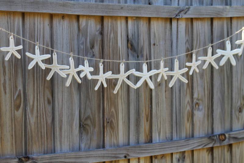 Create Your Own Starfish Garland for Your Beach Wedding