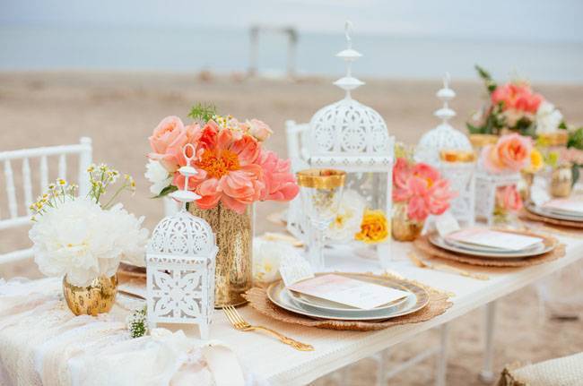5 Simple Beach Wedding Vignette Ideas