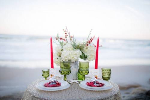 Beautiful Beach Holiday Wedding Inspiration