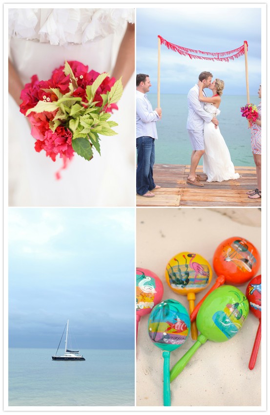 Most Beautiful Beach Wedding Color Schemes