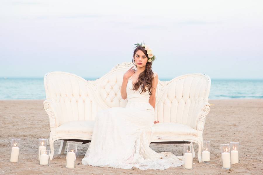 Romantic Beach Styled Shoot   The Scarborough Bluffs