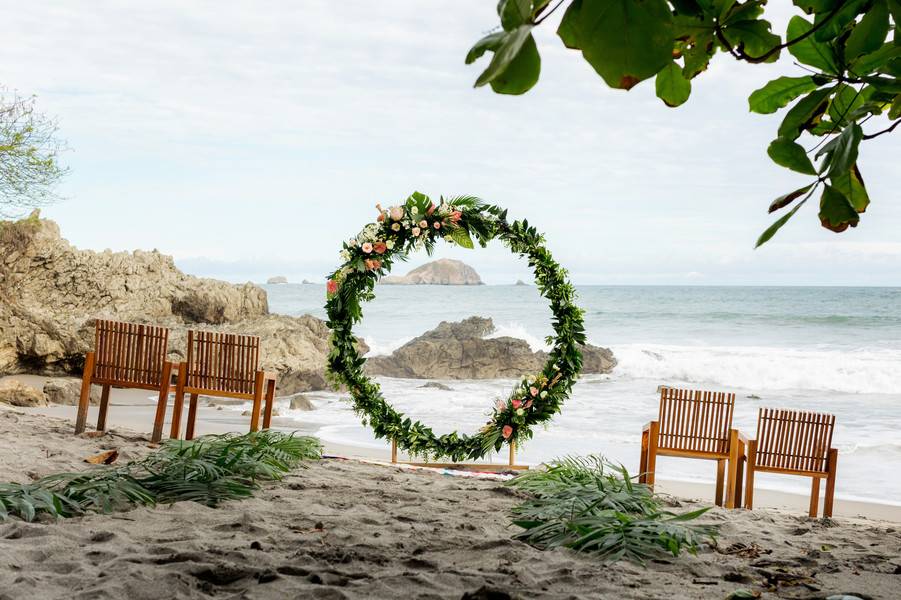 Beach Party Destination Wedding