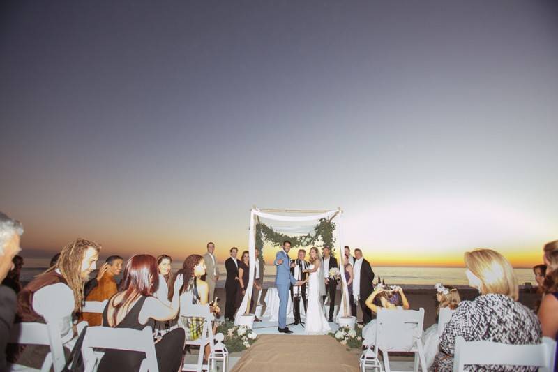 Simple Malibu Beach Wedding