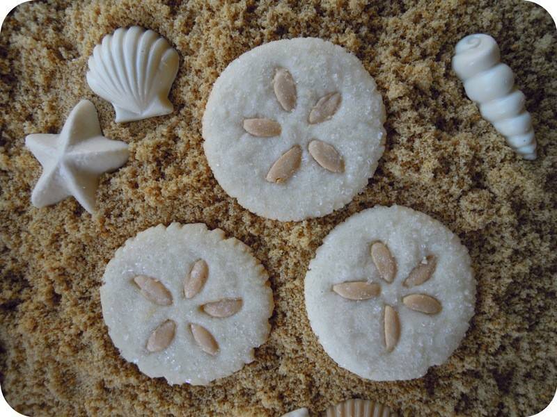Edible Beach Wedding Favors: Sand Dollar Sugar Cookies