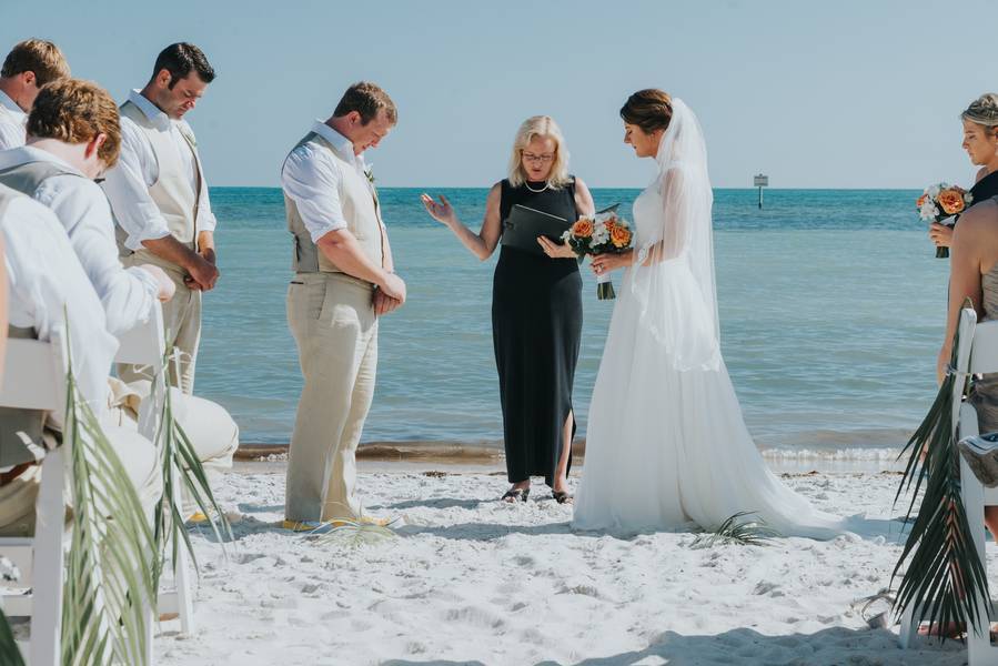 Key West Beach Wedding on Smathers Beach, Couples photos around Key West and a Sunset Sail Reception on Appledore V.