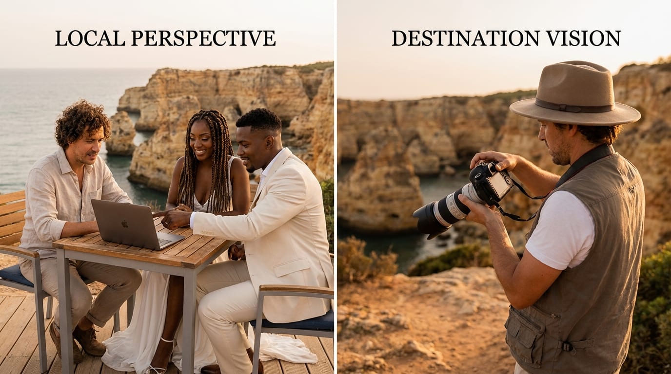Local vs. Destination Photographer: Which Is Right for Your Algarve Wedding?