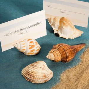 Natural Selections Collection Shell Design Place Card Holders