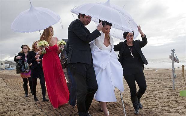 Beach Wedding Fail