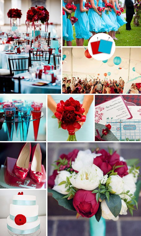 Top 5 Most Beautiful Beach Wedding Color Schemes Beach Wedding Colors: Red and Blue