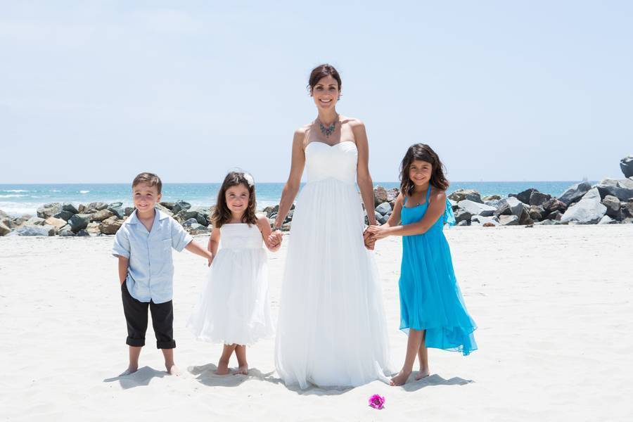 Simple and Sentimental Beach Wedding