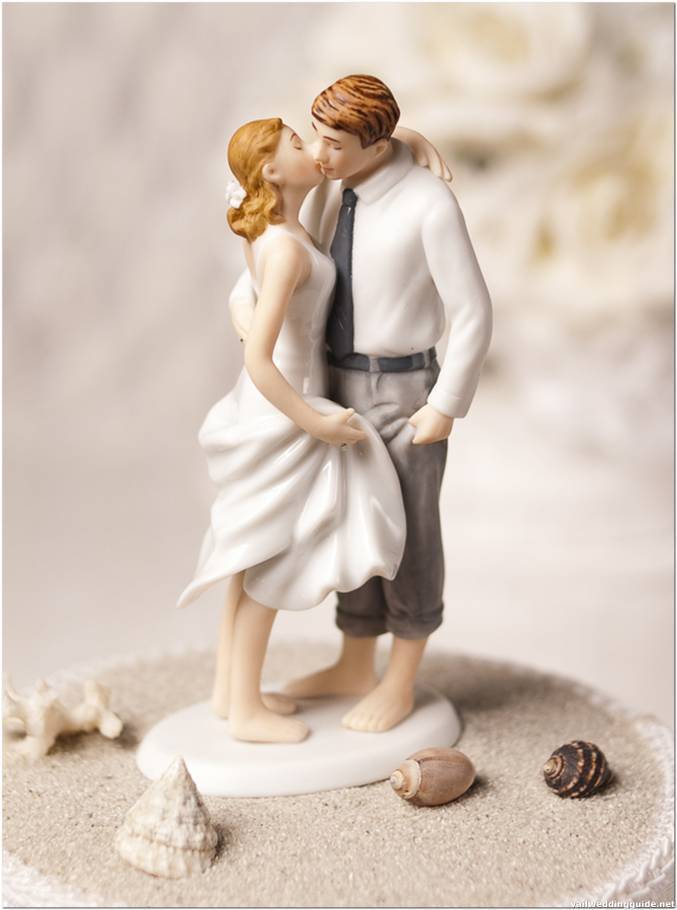 5 of the Most Beautiful Beach Wedding Cake Toppers BeachBride com