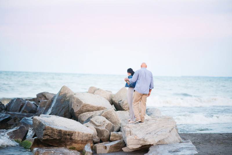 Beach Blues   Engagement Shoot