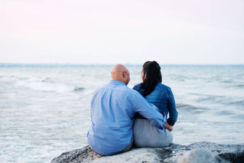 Beach Blues   Engagement Shoot