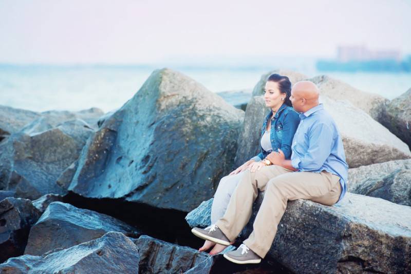 Beach Blues   Engagement Shoot