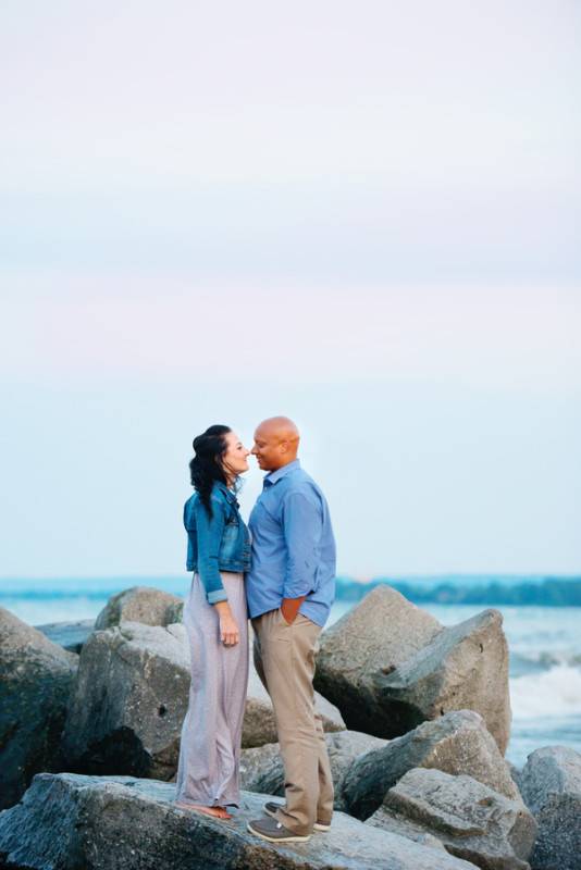 Beach Blues   Engagement Shoot