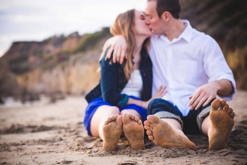 El Matador Beach & Placerita Canyon Engagement Shoot