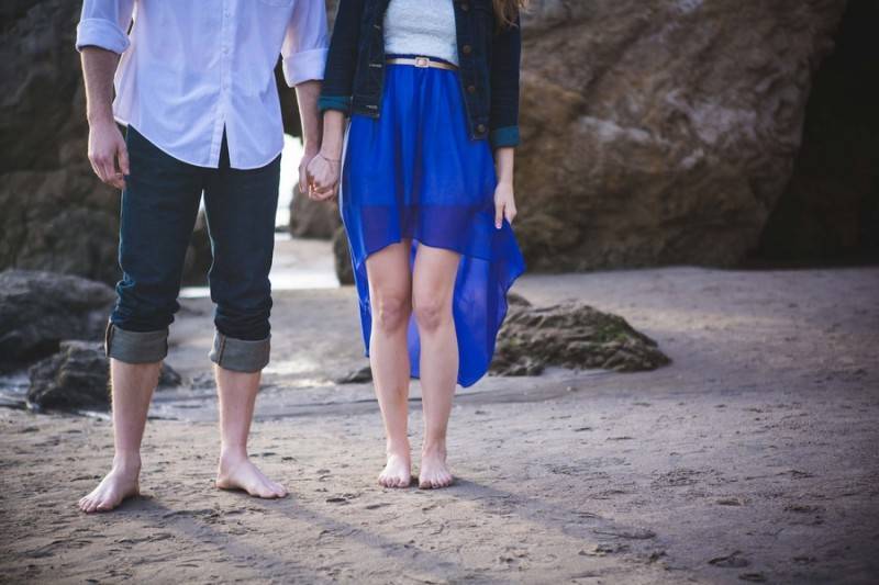 El Matador Beach & Placerita Canyon Engagement Shoot