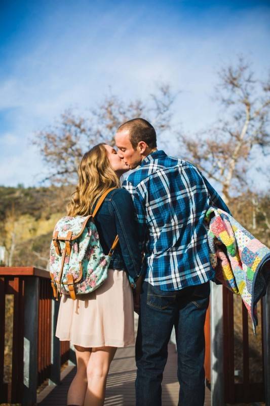 El Matador Beach & Placerita Canyon Engagement Shoot