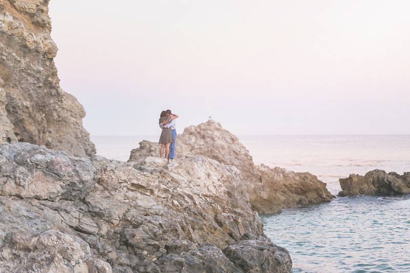 Sweet Proposal over Rock Formations