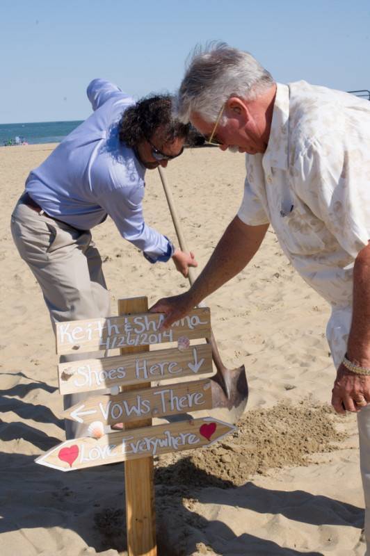 A Windy Virginia Beach Wedding