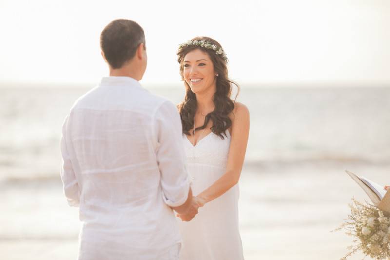 An All White Beach Affair