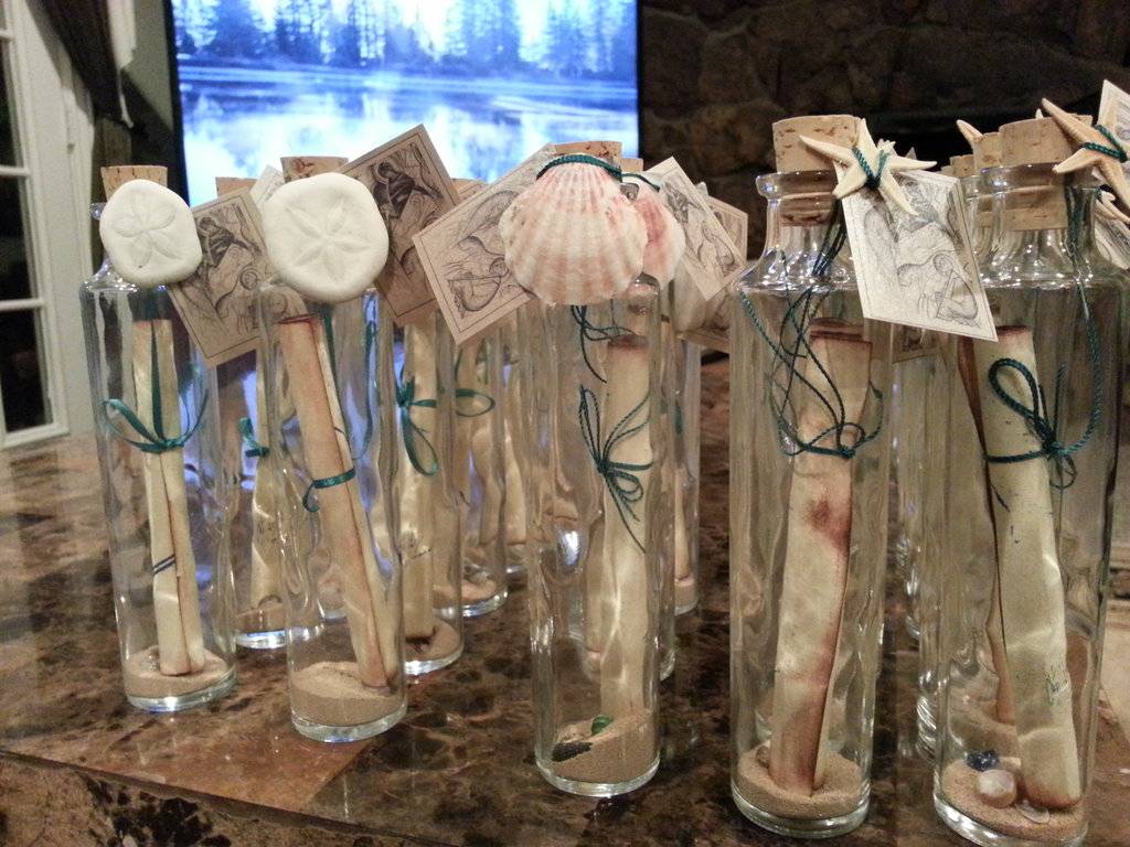 DIY Love Story in a Bottle for Your Beach Wedding