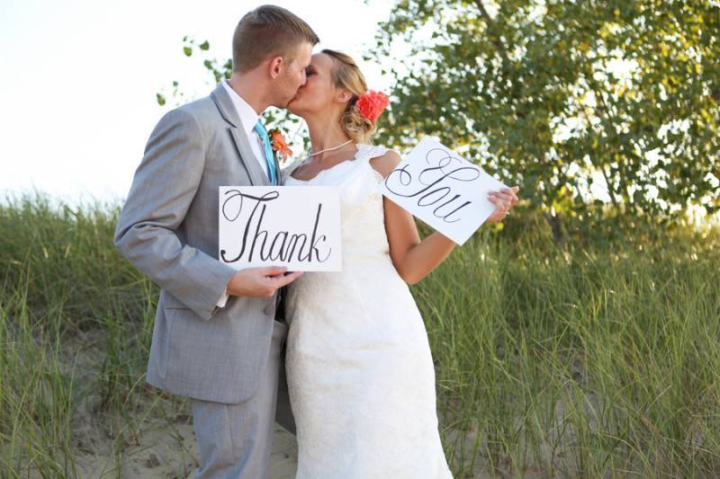 Quirky Coral Wedding