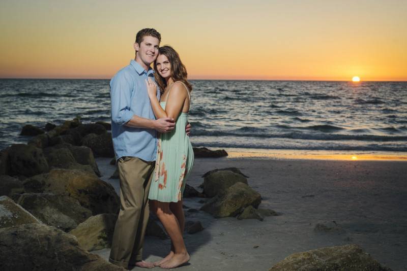 Radiant Sunset   An Engagement Session