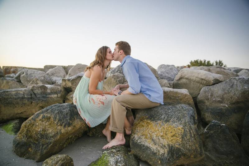 Radiant Sunset   An Engagement Session