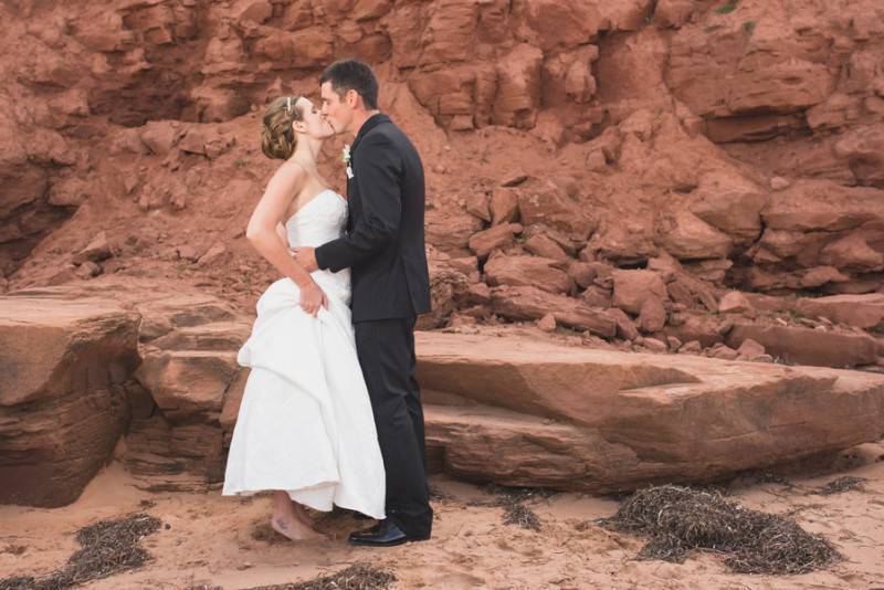 Red Sand Beach Wedding