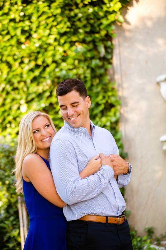 Beach, Garden, and a Mansion   An Engagement Session