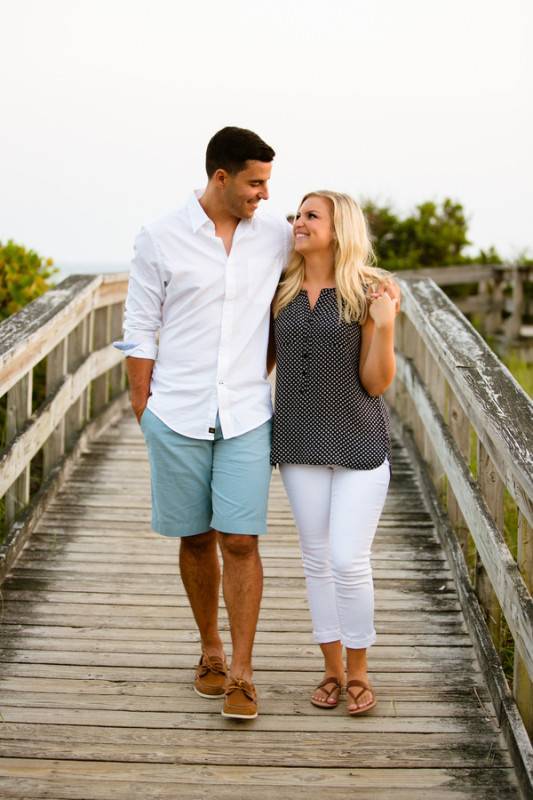 Beach, Garden, and a Mansion   An Engagement Session