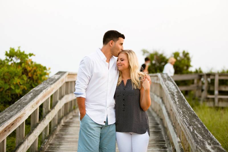 Beach, Garden, and a Mansion   An Engagement Session