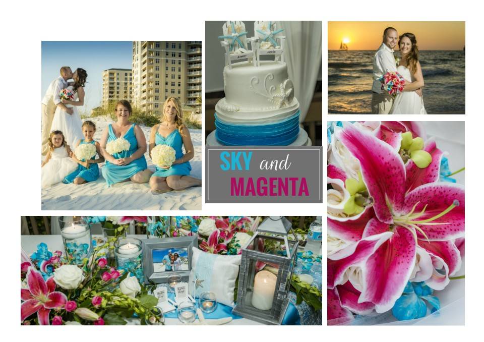 Top Beach Wedding Colors of Spring