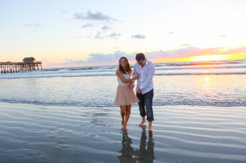 Dreamy Sunset By The Beach