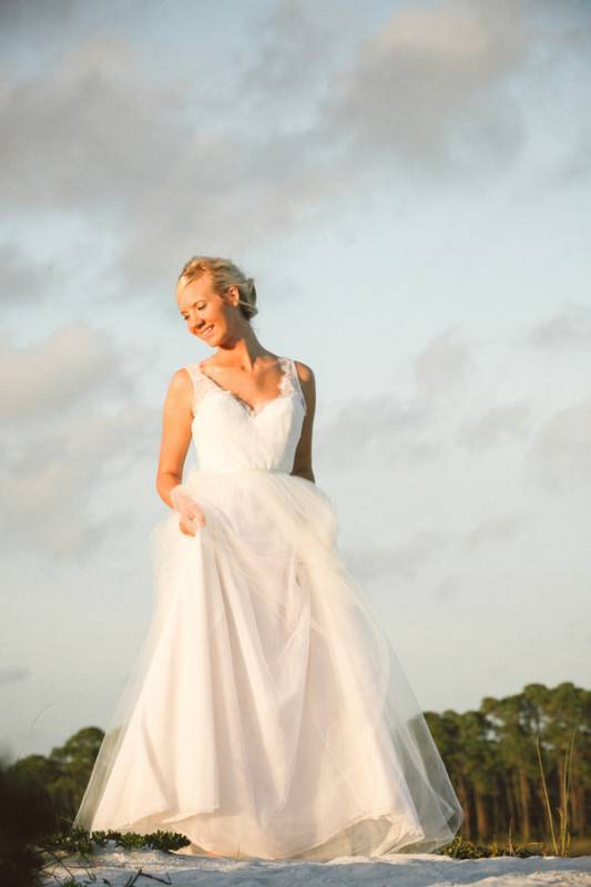 Florida Gulf Coast Bridal Shoot