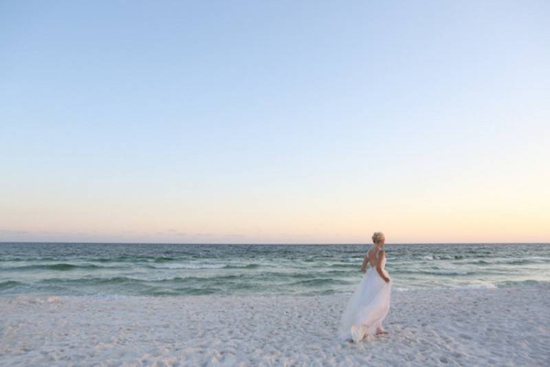 Florida Gulf Coast Bridal Shoot