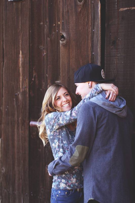 Beach and Barn Engagement