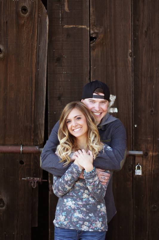 Beach and Barn Engagement