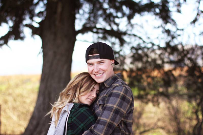 Beach and Barn Engagement