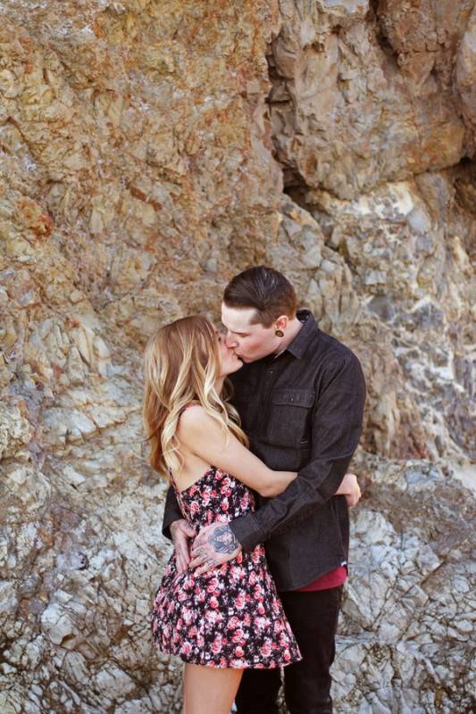Beach and Barn Engagement