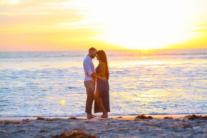 The Sunrise And The Beach