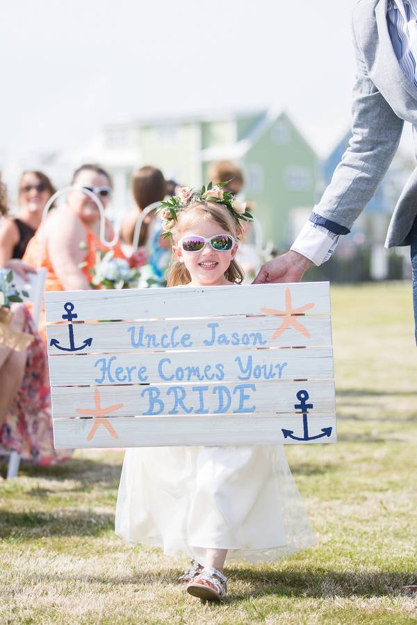 A Dainty and Nautical Wedding