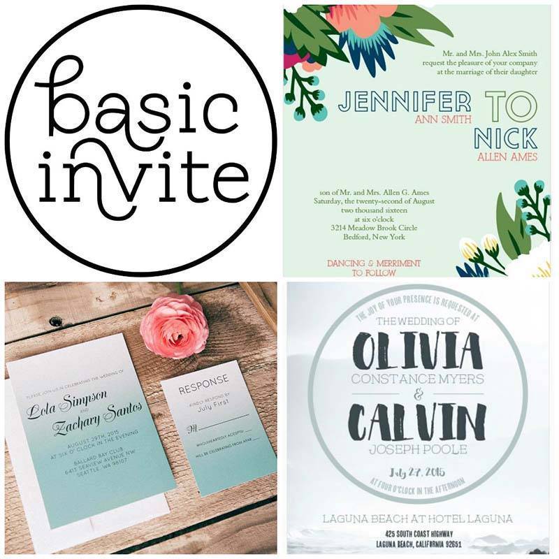 Your Beach Wedding Invitation from Basic Invite