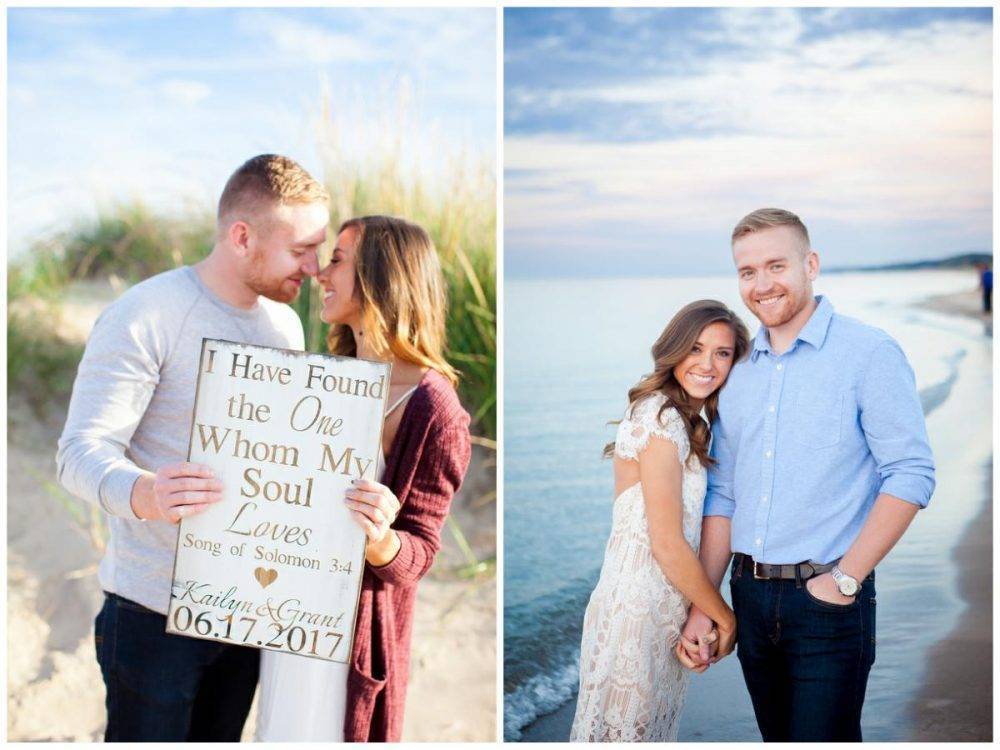 Beach Lighthouse Engagement Session