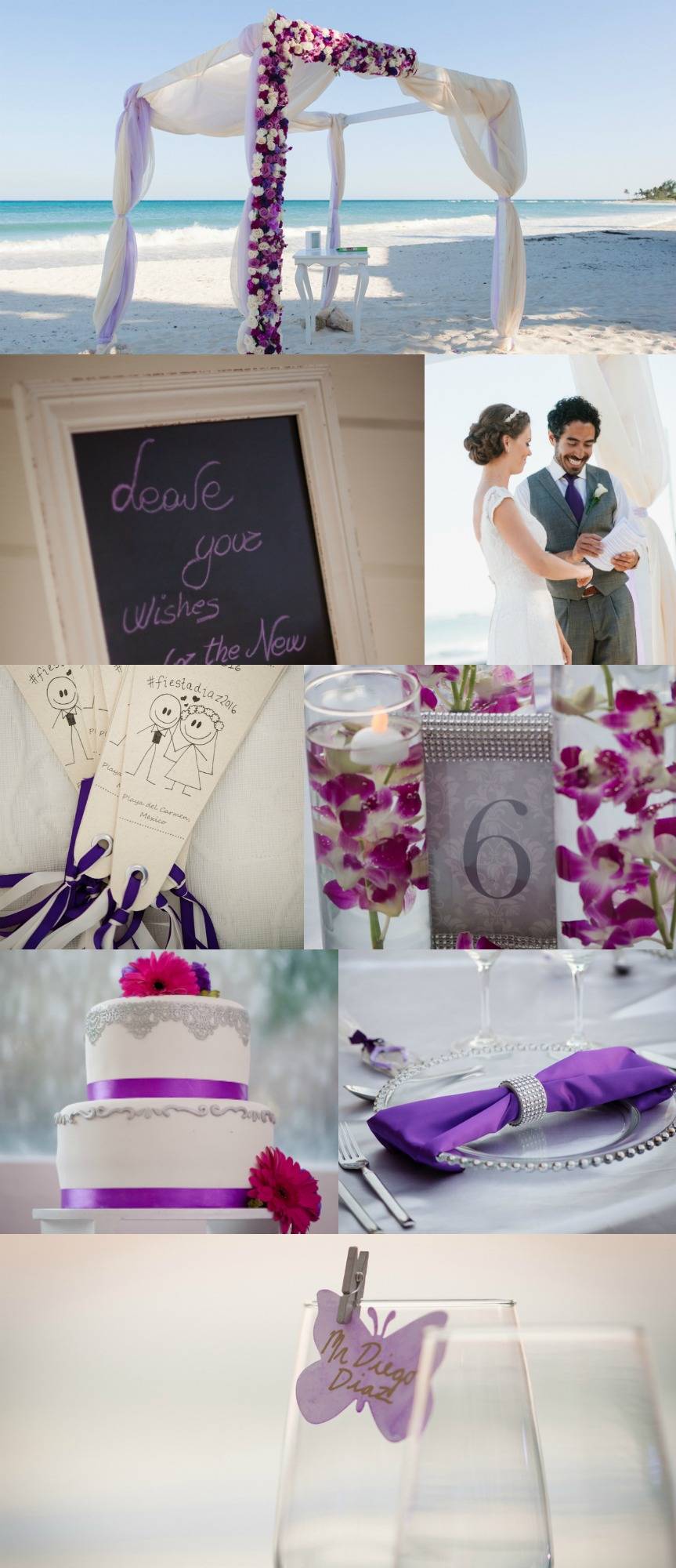 Most Beautiful Beach Wedding Color Schemes