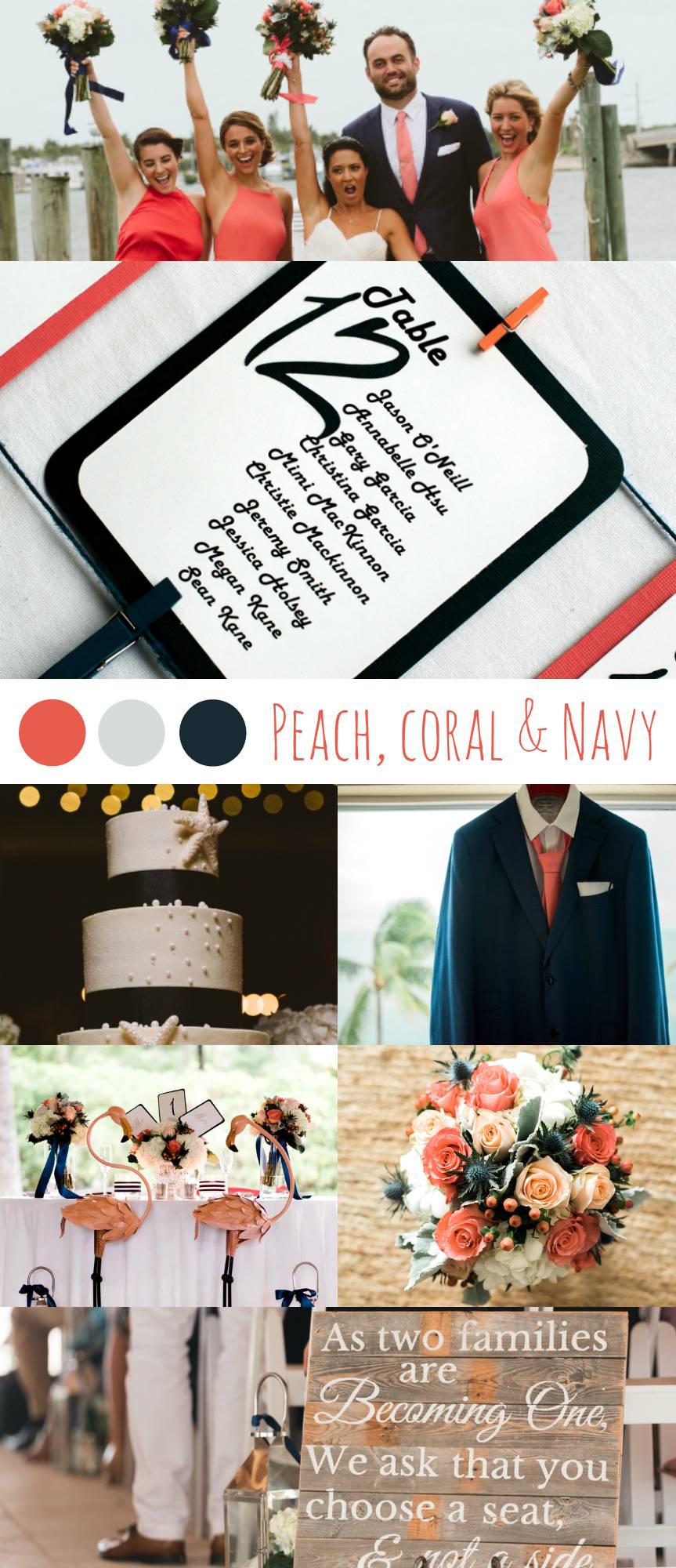 Most Beautiful Beach Wedding Color Schemes