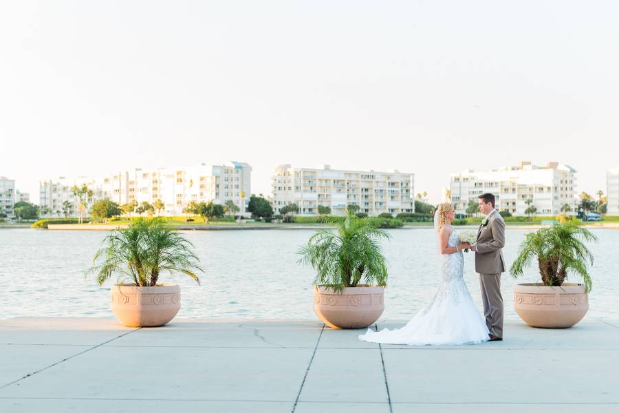 Enchanting Blue and Green Beach Wedding