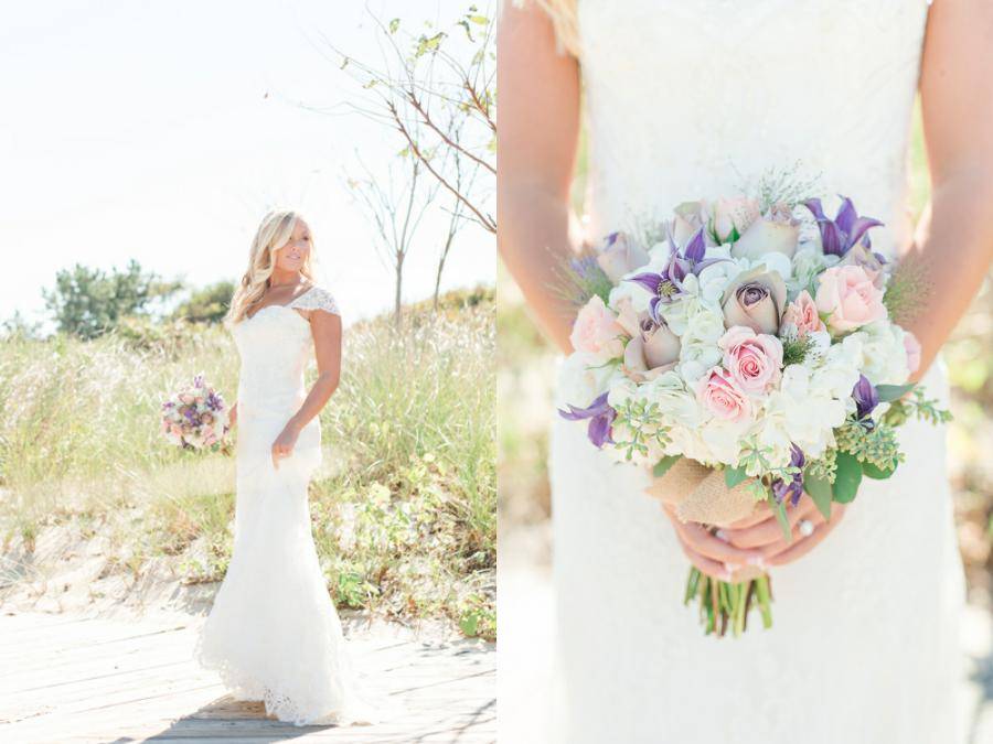 Sandy Toes and Purple Hues